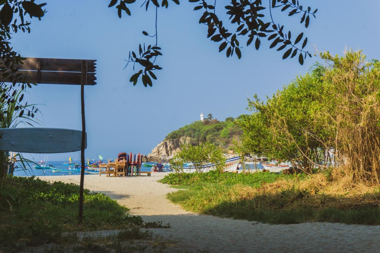 Hotel Nomad Beach House Puerto Escondido  Exterior foto