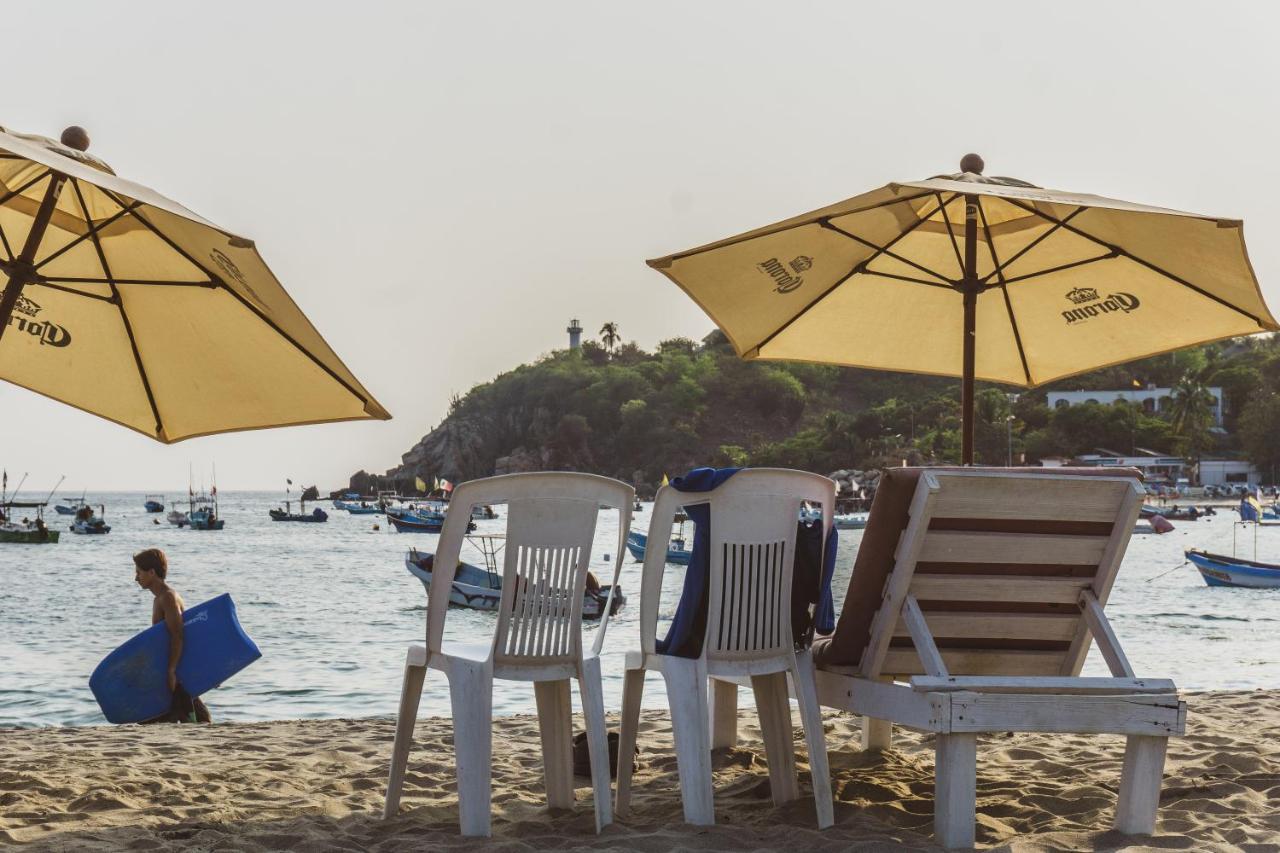 Hotel Nomad Beach House Puerto Escondido  Exterior foto
